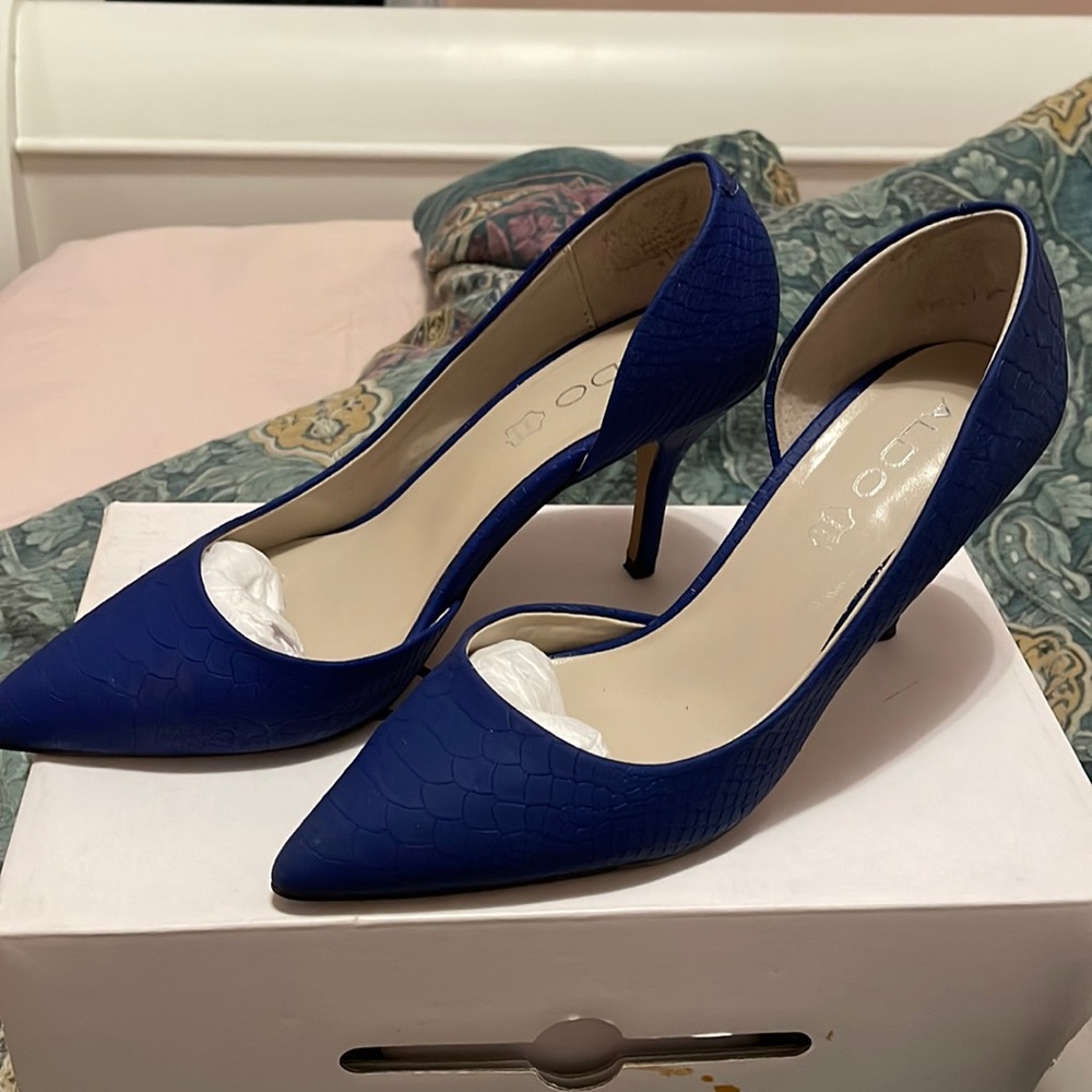 Blue heels